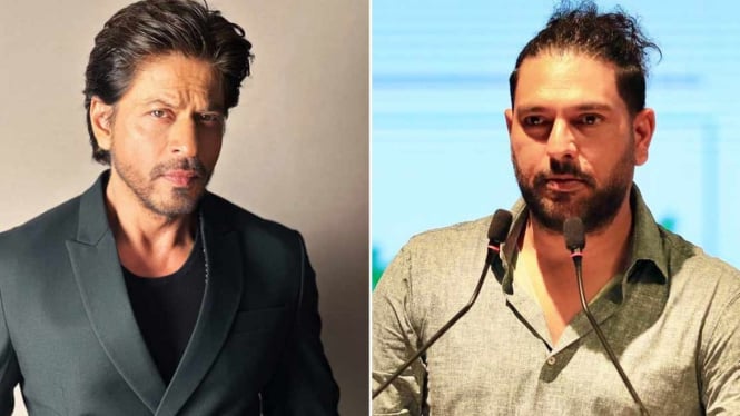 Shah Rukh Khan dan Yuvraj Singh