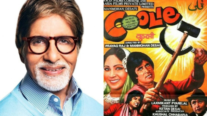Amitabh Bachchan bintangi film Coolie