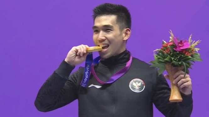 Harris Horatius Raih Medali Emas di Asian Games 2023