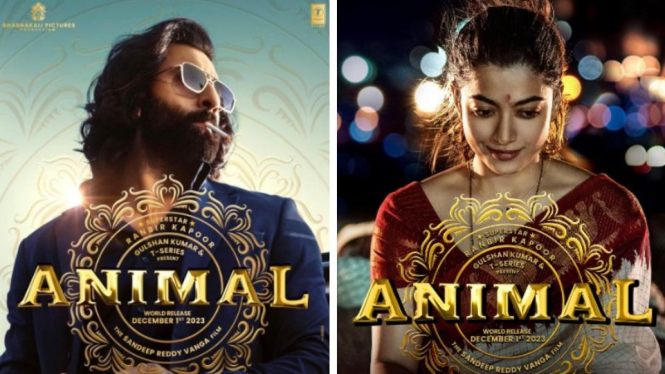 Ranbir Kapoor dan Rashmika Mandanna dalam Animal