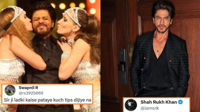 Fans Shah Rukh Khan bertanya tips memikat hati wanita