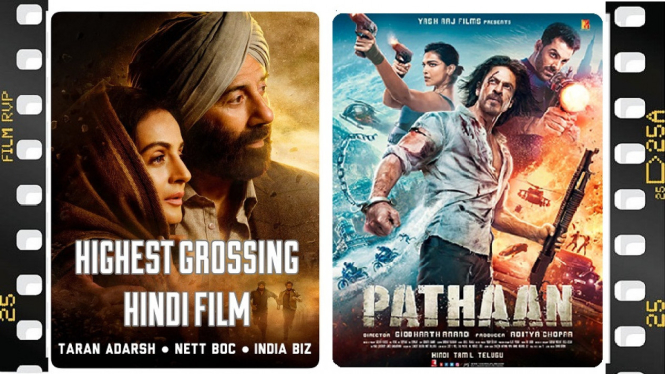 Gadar 2 Sunny Deol Mengalahkan Pathaan Shah Rukh Khan di Puncak Box Office Bollywood