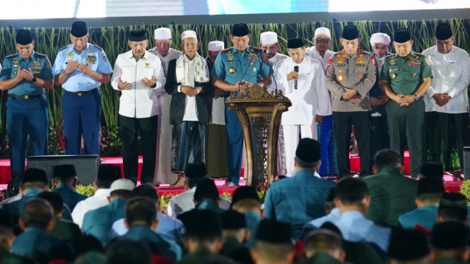 Jelang Ulang  Tahun ke-78, TNI Gelar Doa Bersama yang Dihadiri Tokoh Lintas Agama