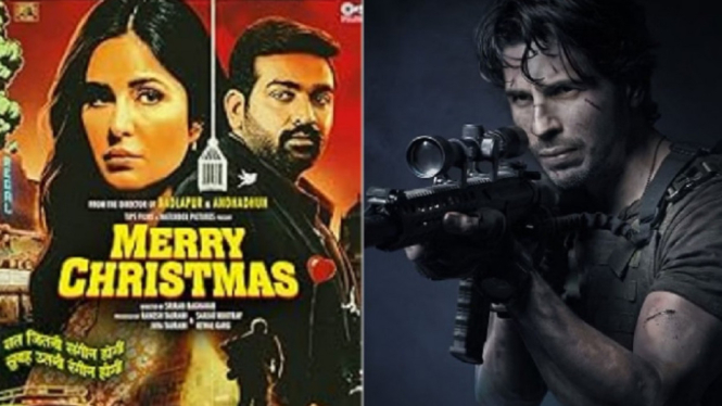 Film 'Merry Christmas' Katrina Kaif Bakal Bentrok dengan 'Yodha' Sidharth Malhotra di 8 Desember 2023