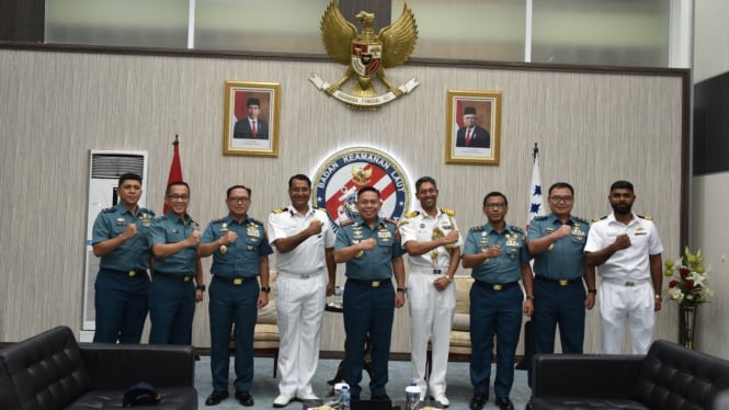 Kepala Bakamla RI Terima Courtesy Call Indian Coast Guard