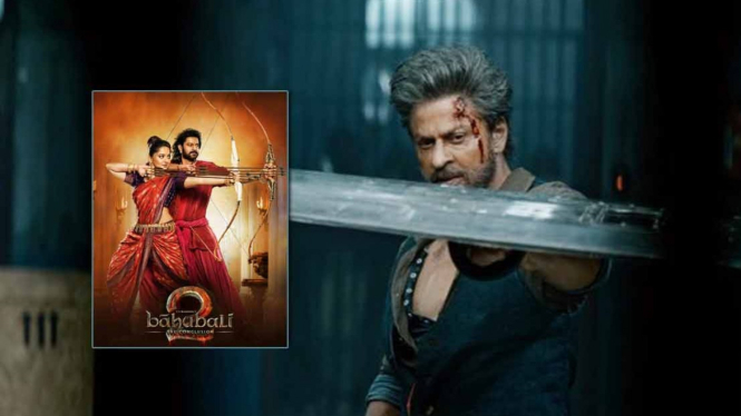 Film Shah Rukh Khan Jawan lengserkan posisi Baahubali 2