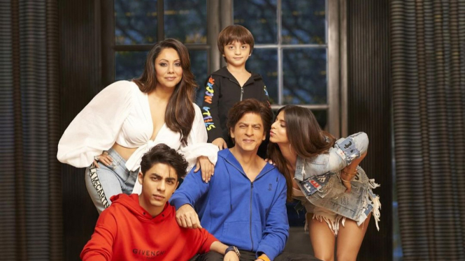 Potret keluarga Shah Rukh Khan