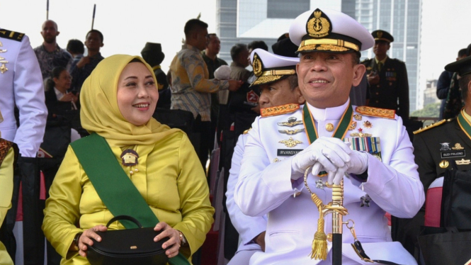 Kepala Bakamla RI Hadiri Upacara HUT ke-78 TNI
