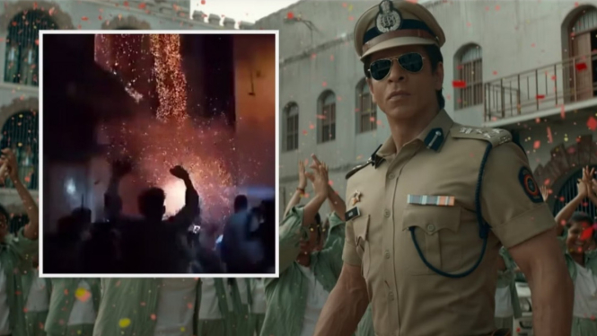 Penggemar Shah Rukh Khan Meledakkan Petasan Saat Nonton Film Jawan, Begini Reaksi Polisi
