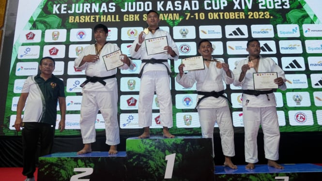 Tampil Garang, Pejudo Kostrad Raih Emas Piala KASAD 2023