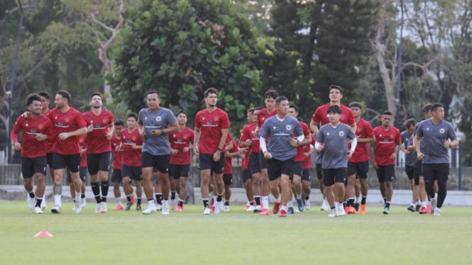 Latihan Perdana Timnas Indonesia jelang Kualifikasi Pildun 2026