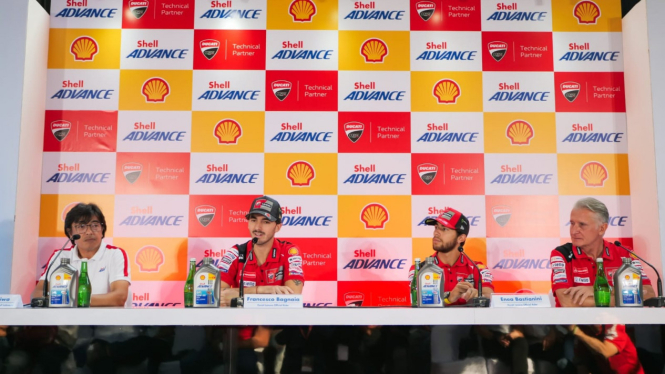 Konferensi Pers Shell Advance dan Ducati Corse Jelang MotoGP Mandalika