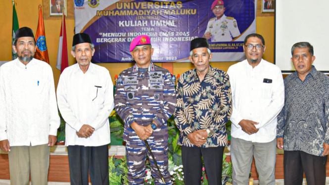 Danlantamal IX Bersama Universitas Muhammadiyah Maluku Gelar “9th Naval Base Goes To Campus”