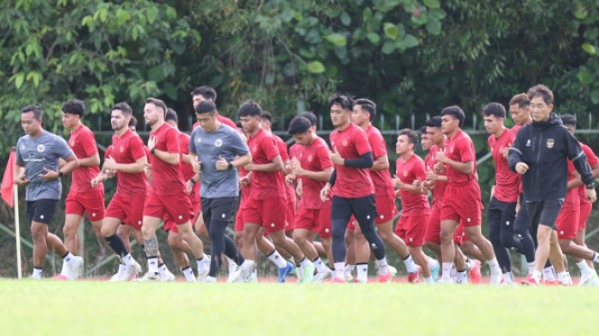 Timnas Indonesia Mulai berlatih di Brunei