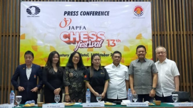 JAPFA dan PB PERCASI menggelar T JAPFA Chess Festival ke-13