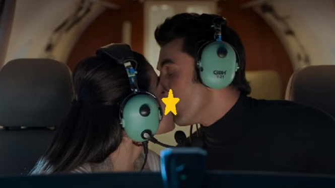 Adegan Ciuman Hot Ranbir Kapoor dan Rashmika di Pesawat Disebut Meniru Film Fifty Shades Of Grey