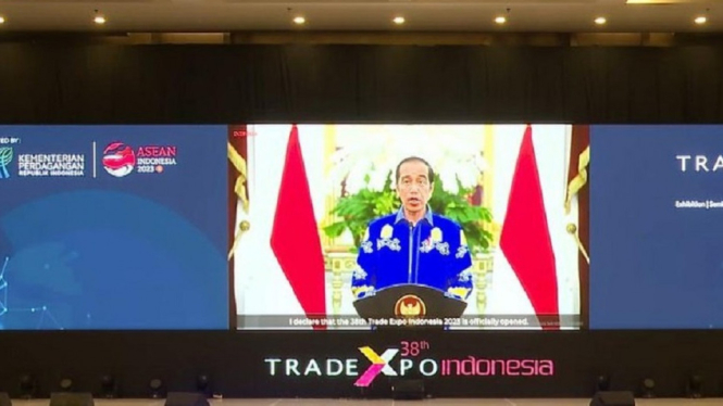 Presiden Jokowi Remi Membuka Trade Expo Indonesia 2023, Target Transaksi Rp 172,7 Triliun