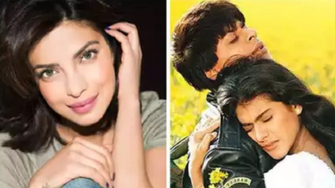 Video Viral Priyanka Chopra Tersipu Malu saat Menyanyi 'Tujhe Dekha Toh Yeh Jana Sanam' Shah Rukh Khan