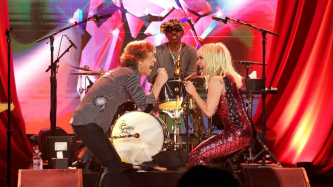 The Rolling Stones dan Lady Gaga