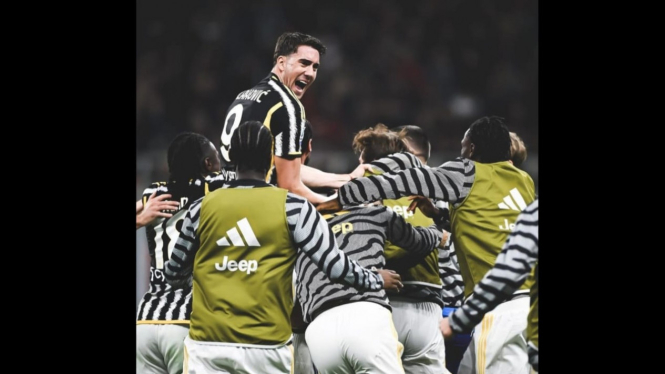 Juventus kalahkan AC Milan 1-0 di Liga Italia 2023-2024