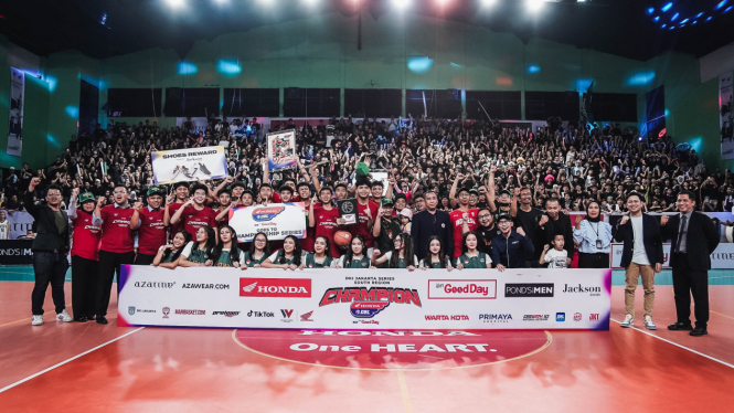 Basket Putra SMA Al-Izhar Pondok Labu juara DBL 2023 Jakarta Selatan