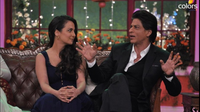 Pooja Ruparel dan Shah Rukh Khan