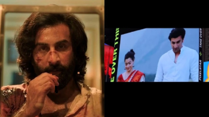 Teaser Film 'Animal' Ranbir Kapoor dan Rashmika Mandanna Diputar di Times Square