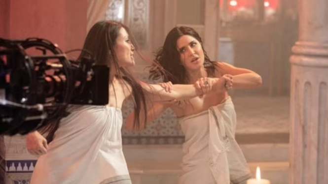 Adegan Pertarungan Handuk Katrina Kaif di Tiger 3