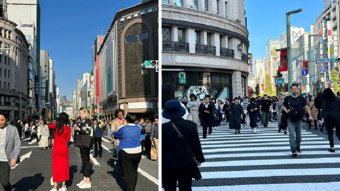 Memburu Bao Bao Sambil Menikmati Car Free Day di Ginza Tokyo