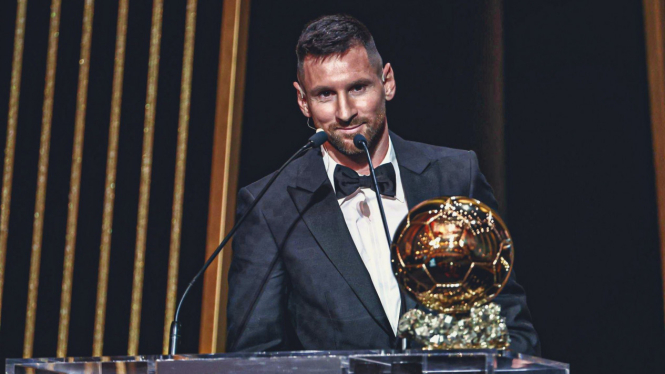 Lionel Messi resmi menangkan Ballon d'Or 2023
