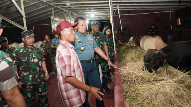 Panglima TNI Cek Langsung ke Lapangan Yakinkan Kelancaran Gerakan Nasional Ketahanan Pangan