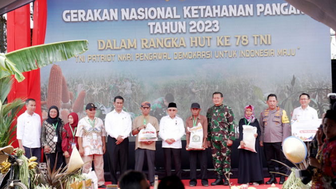 TNI Gelar Gerakan Nasional Ketahanan Pangan di 385 Titik Wilayah Indonesia