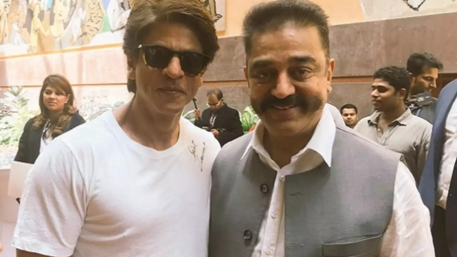 Shah Rukh Khan Mengaku Dirinya Banyak Belajar dari Kamal Haasan dan Berusaha Melakukan yang Terbaik