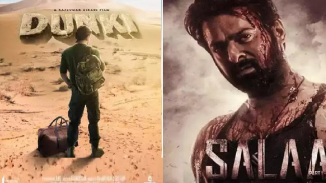 Film Dunki Shah Rukh Khan dan Salaar Prabhas Dipastikan Bentrok Memperebutkan Box Office Natal