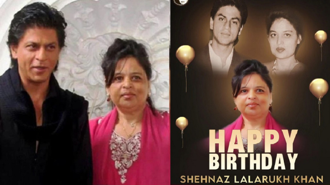Jarang Terekspose, Penggemar Sampaikan Ulang Tahun Kepada Kakak Shah Rukh Khan, Shehnaz Lalarukh Khan
