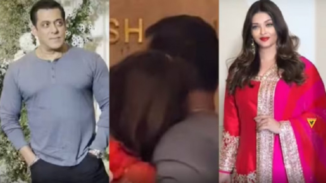 Inilah Video Viral yang Diduga Salman Khan Memeluk Aishwarya Rai di Pesta Diwali