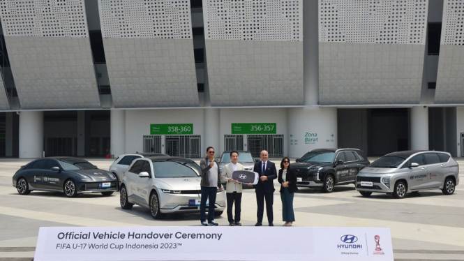 Hyundai Serahkan 148 Unit Kendaraan untuk Dukung Kesuksesan FIFA U-17 World Cup