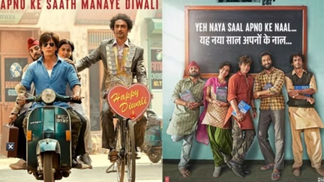 Shah Rukh Khan unggah poster Diwali