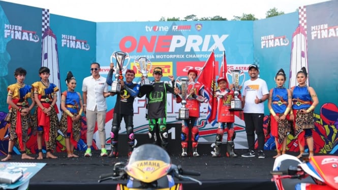 Kejurnas balap motor bebek OnePrix 2023 putaran lima di Semarang