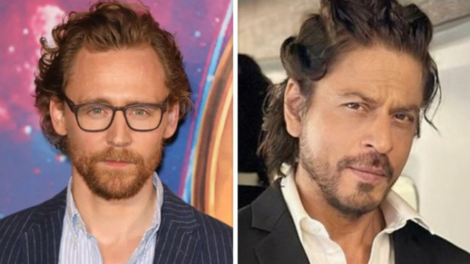 Tom Hiddleston dan Shah Rukh Khan