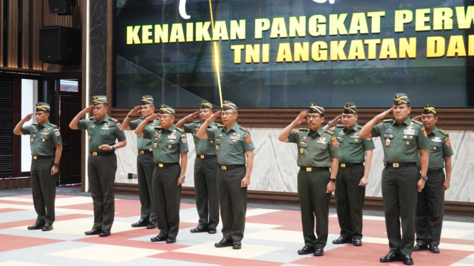 5 Kolonel TNI AD Pecah Bintang, 6 Brigjen Jadi Mayjen