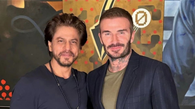 David Beckham Tuliskan Catatan Tulus untuk Shah Rukh Khan: 'Terima Kasih Sahabatku'