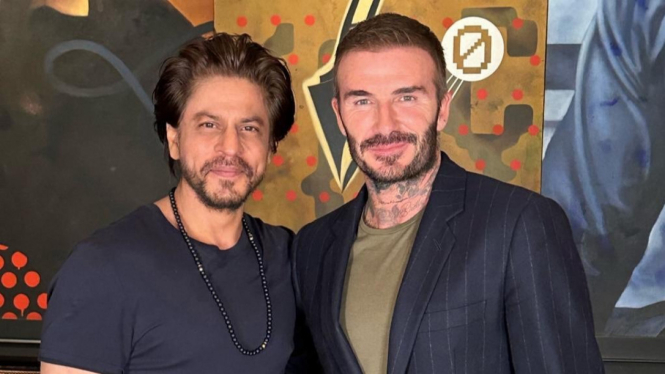 Shah Rukh Khan dan David Beckham