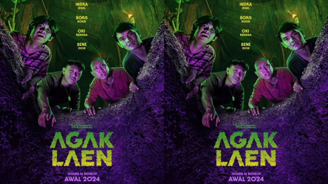 Teaser poster film Agak Laen
