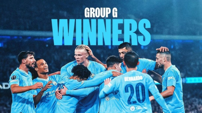 Manchester City juara Grup G Liga Champions Eropa 2023-2024