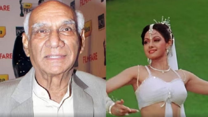 Ketika Yash Chopra Meyakinkan Sridevi untuk Mengenakan Sarees Putih di Film Chandni