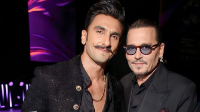 Video Viral Ranveer Singh Memuji Idolanya Johnny Depp di Red Sea International Festival