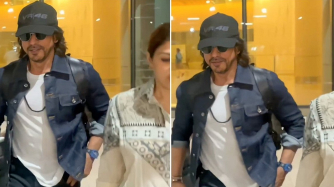 Shah Rukh Khan tiba di Mumbai jelang rilis trailer Dunki