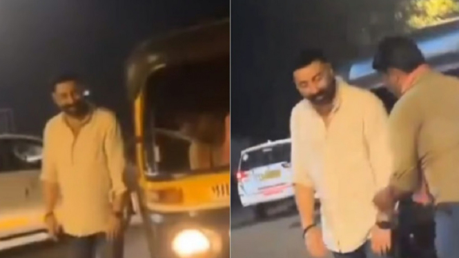 Video Viral Sunny Deol Diduga Tengah Mabuk dan Berkeliaran di Jalanan Mumbai