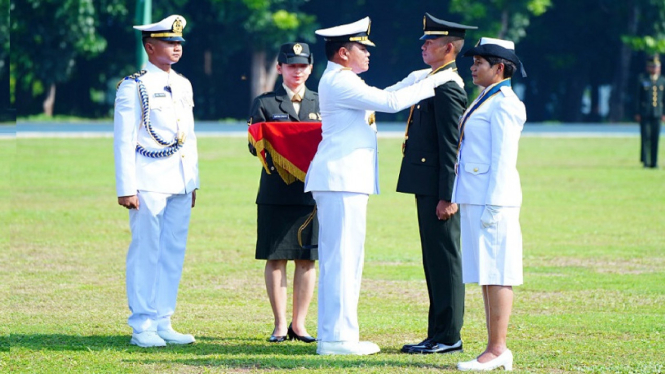 Panglima TNI Lantik 134 Perwira Remaja Prajurit Karier TNI Susgakes TA 2023